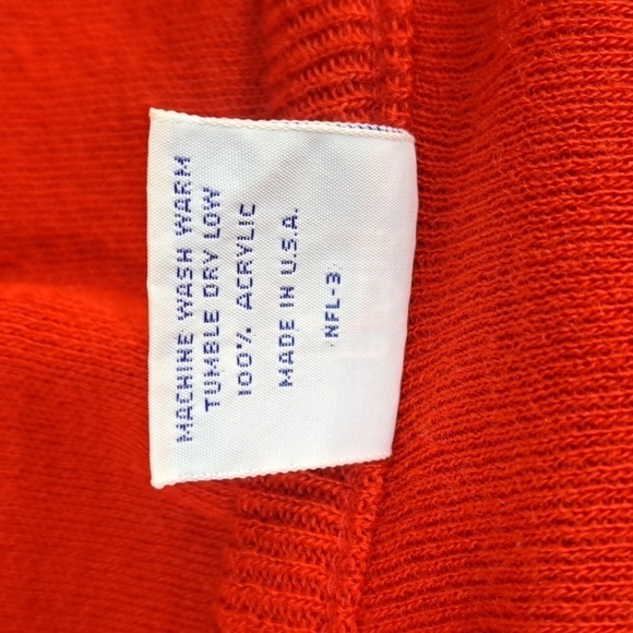 Vintage Atlanta Falcons NFL Official red LRG v-neck casual pullover sweater - Picture 5 of 5